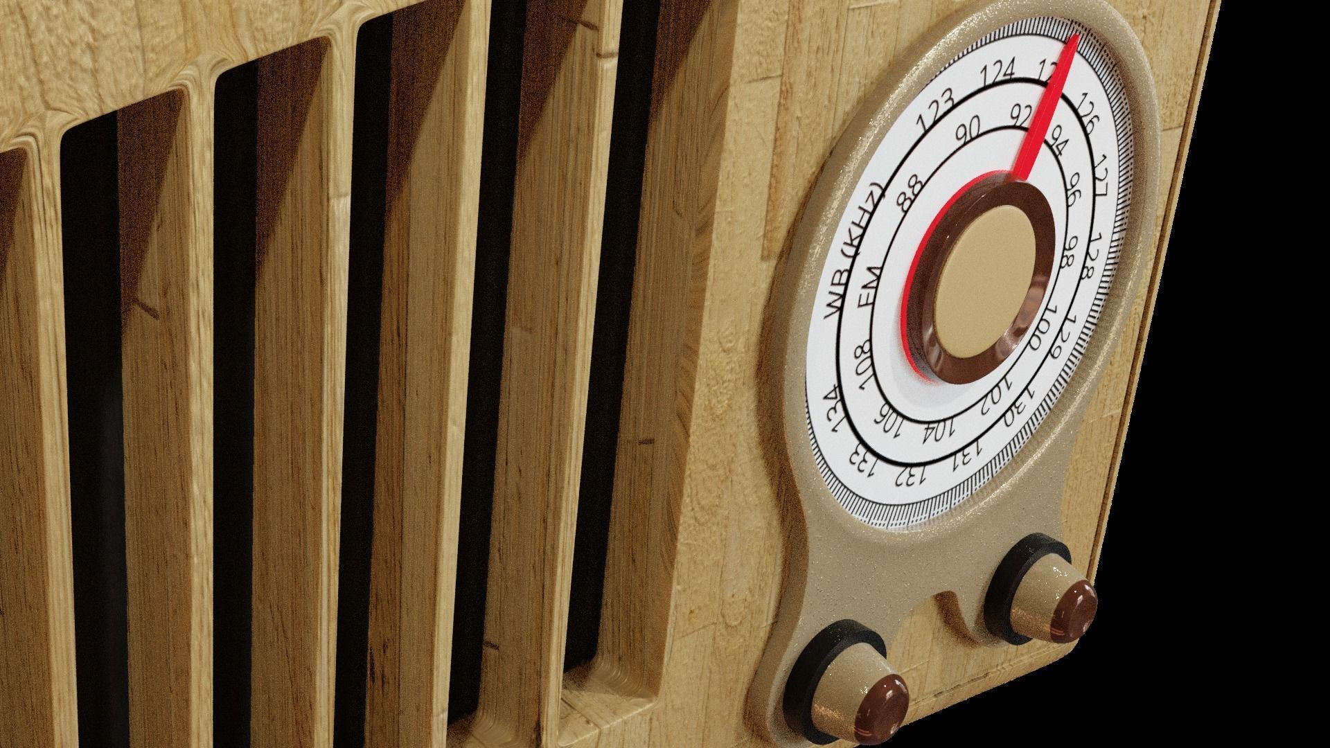 Nasreen Radio - Model X Low-poly 3D model_10