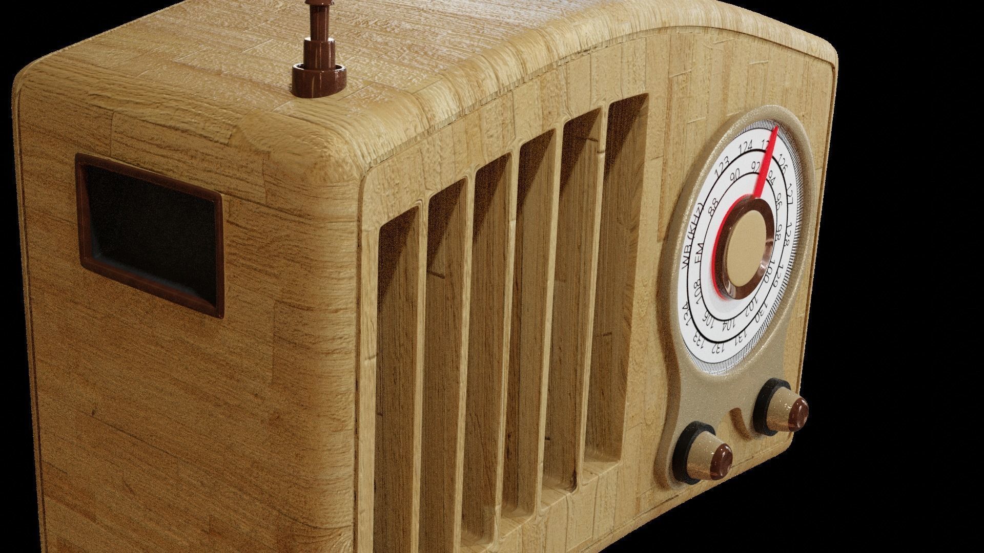 Nasreen Radio - Model X Low-poly 3D model_9