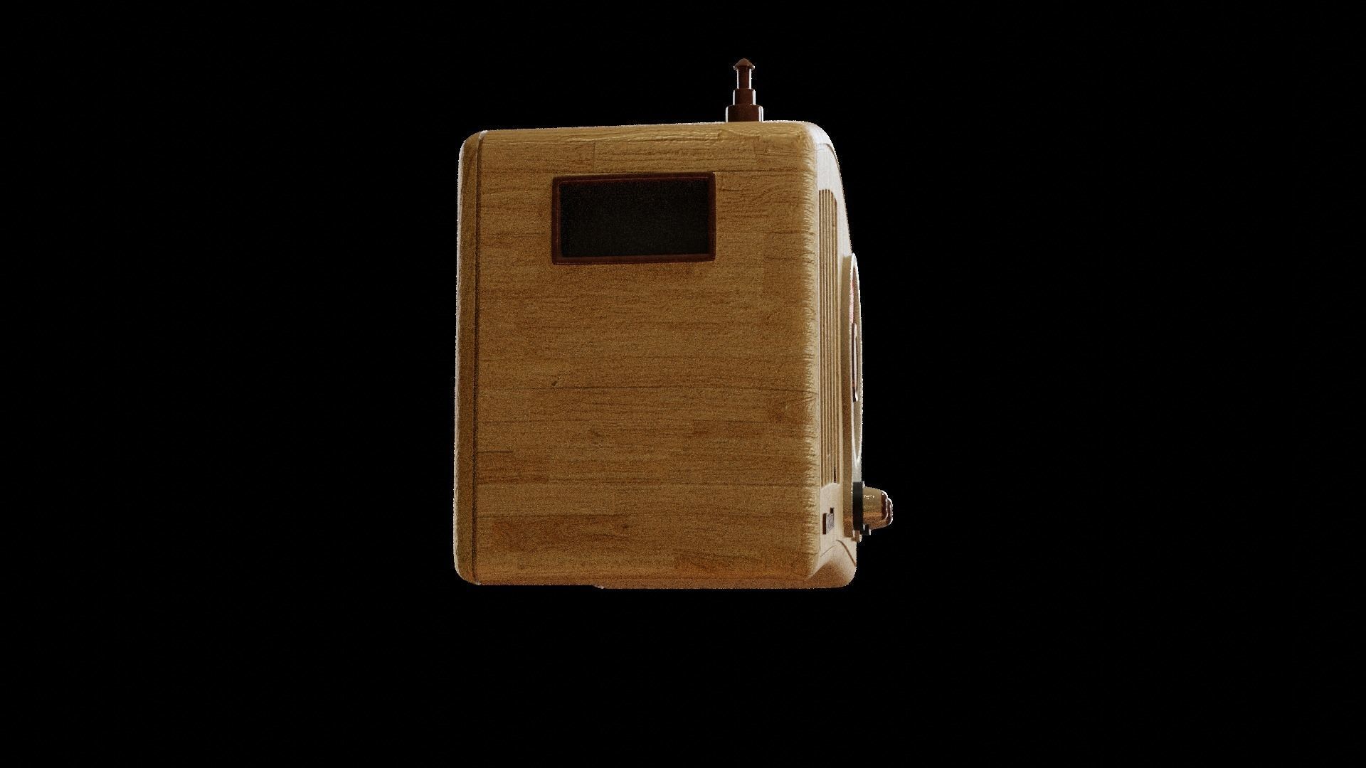 Nasreen Radio - Model X Low-poly 3D model_7