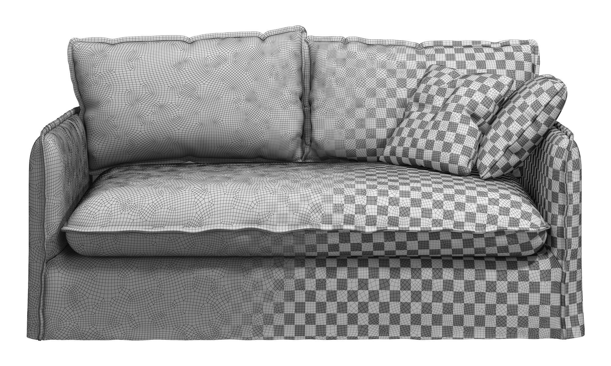 NEVA Sofa Slipcover Only by SIXPENNY 3D model_11