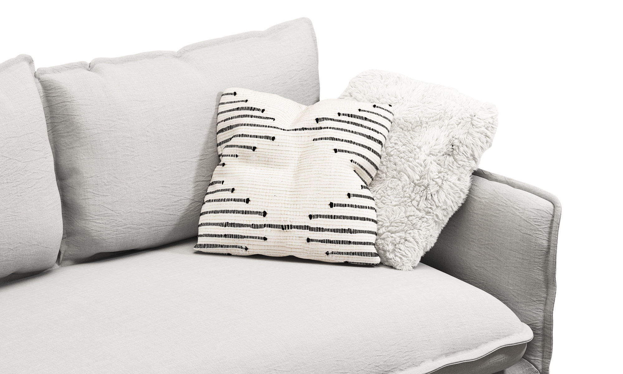 NEVA Sofa Slipcover Only by SIXPENNY 3D model_2