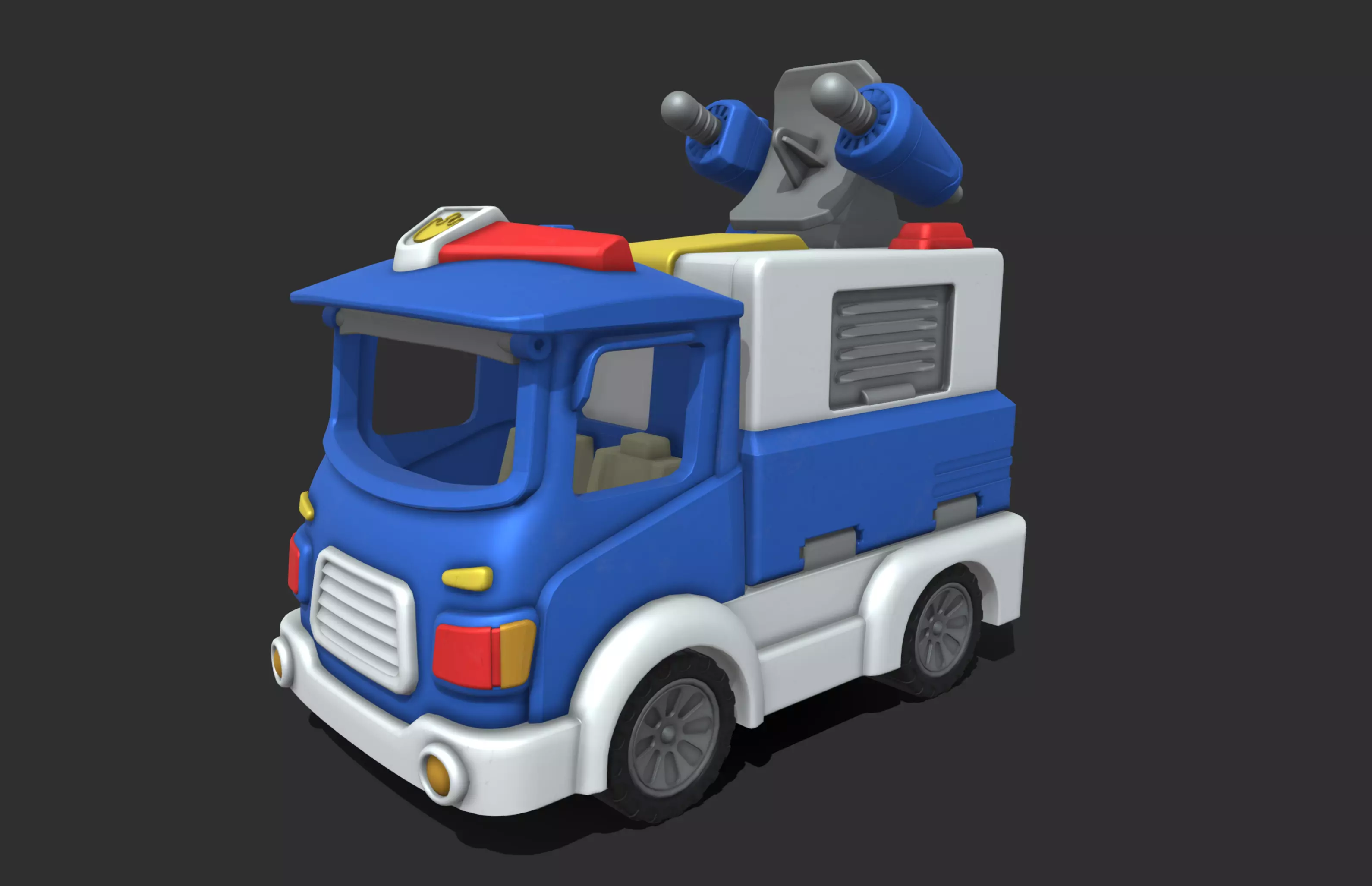toy car Low-poly 3D model