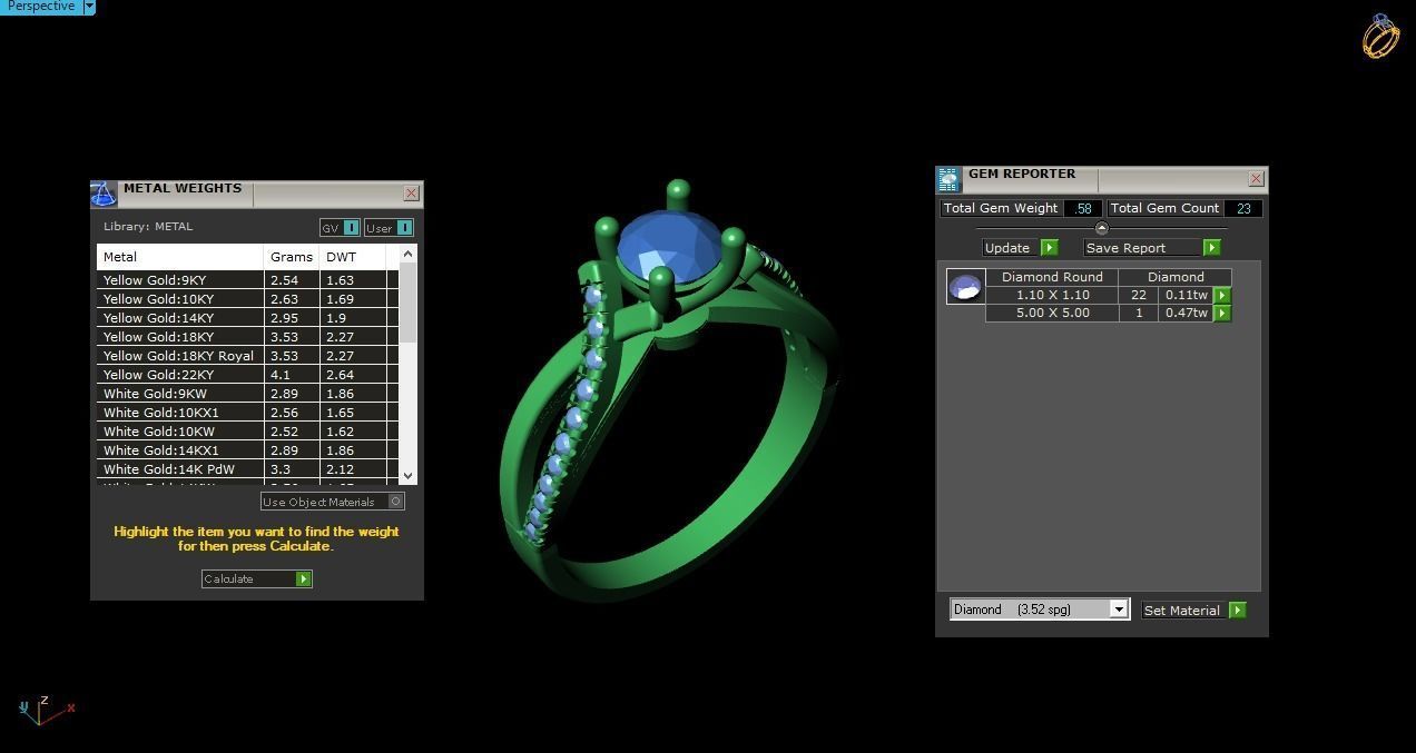 twist ring  3D print model_5