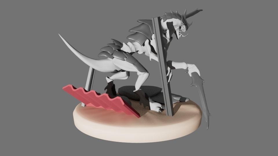 Tyranid Figure for Resin printing 3D model 3D printable | CGTrader
