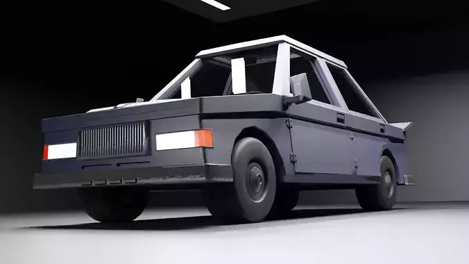 Low poly car