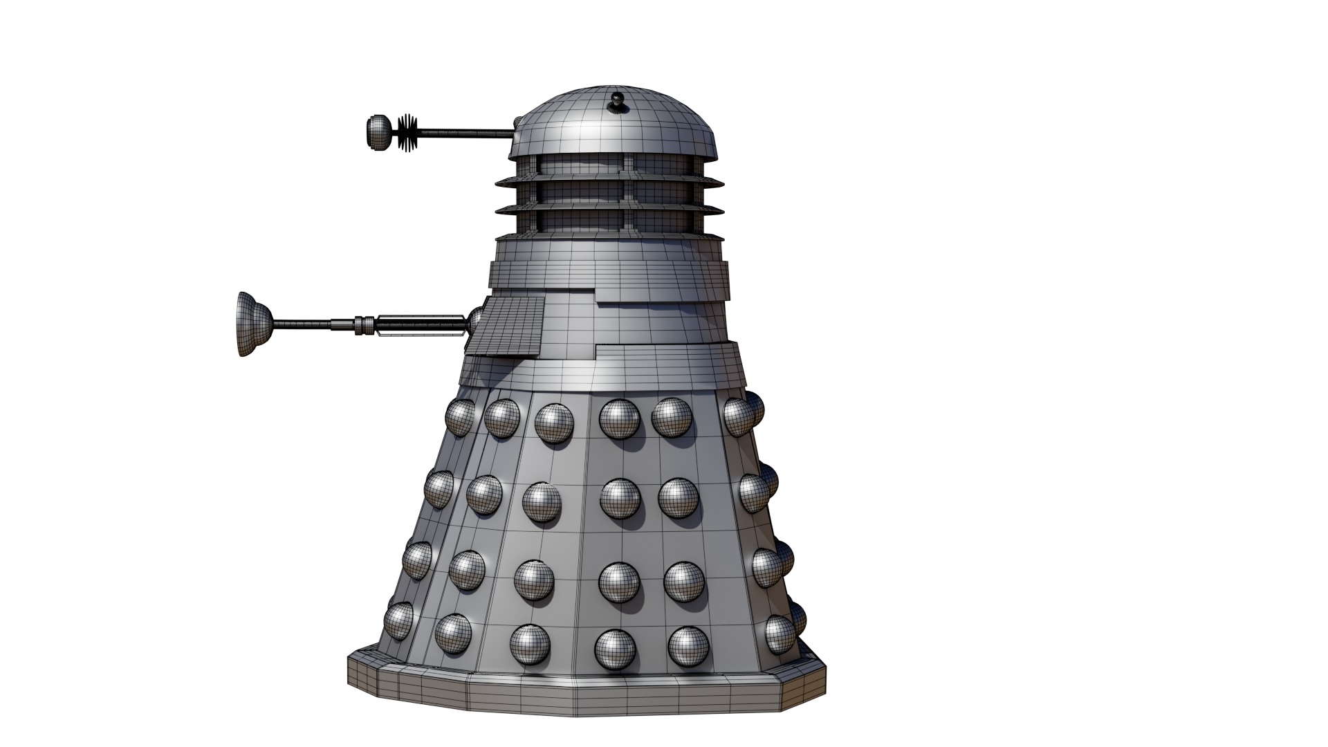 DALEK 1960s - Doctor Who Celebration 3D model_27