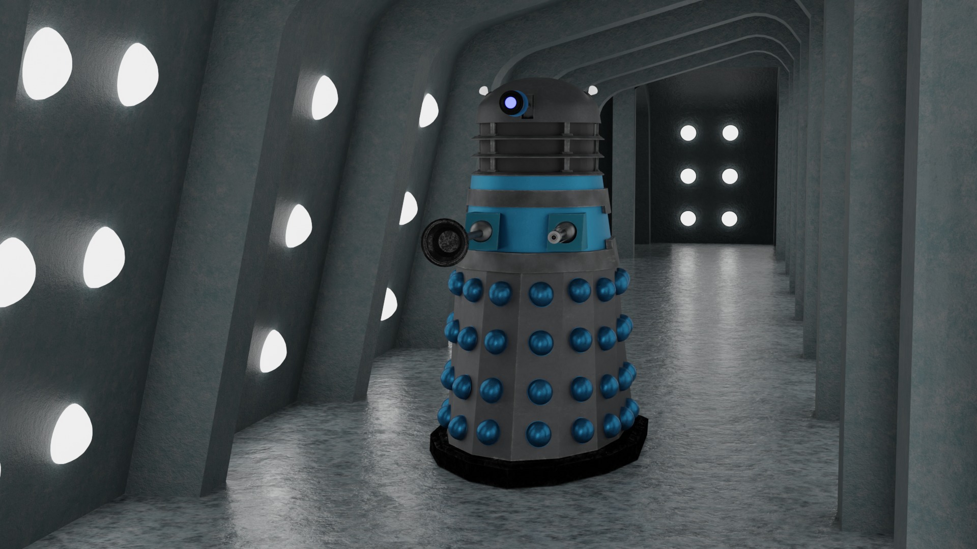 DALEK 1960s - Doctor Who Celebration 3D model_17