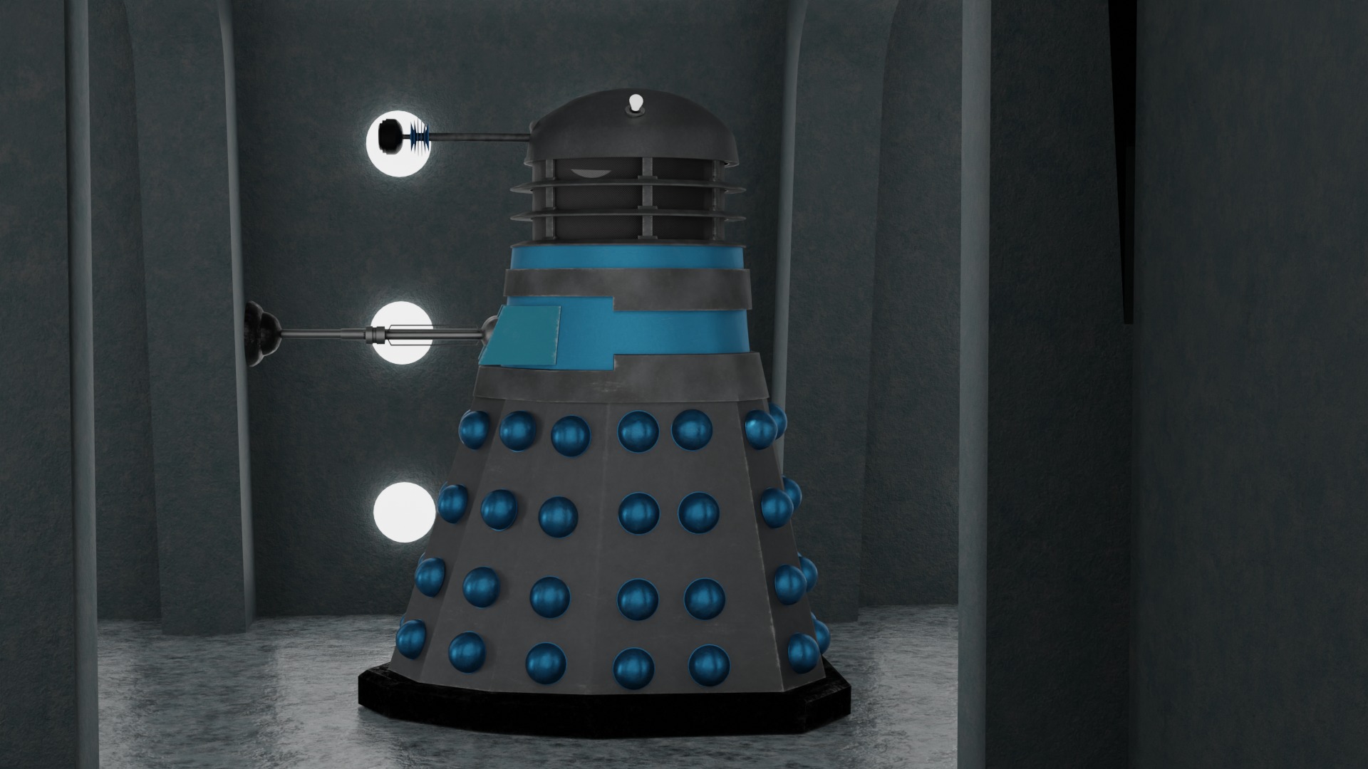 DALEK 1960s - Doctor Who Celebration 3D model_25