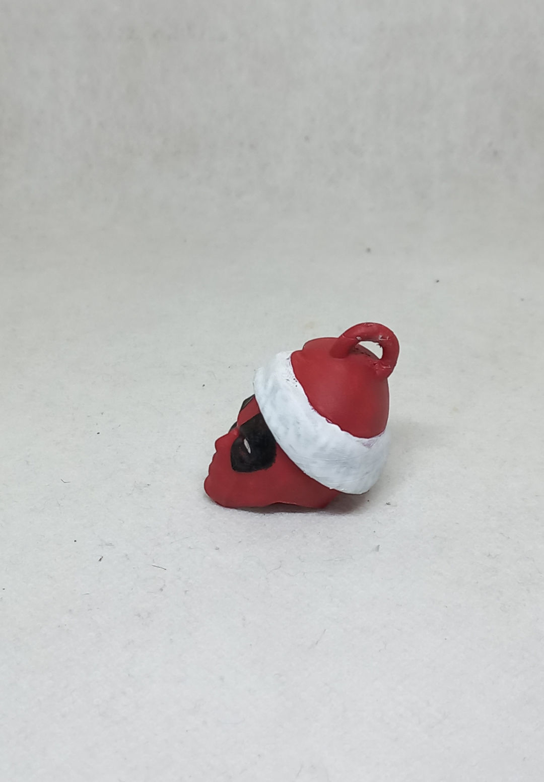 santa Deadpool MAN keychain 3D print model_4