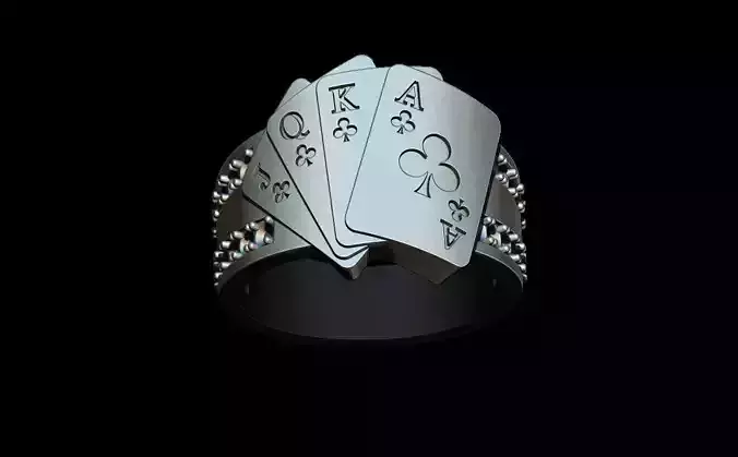 Poker ring 3D print model