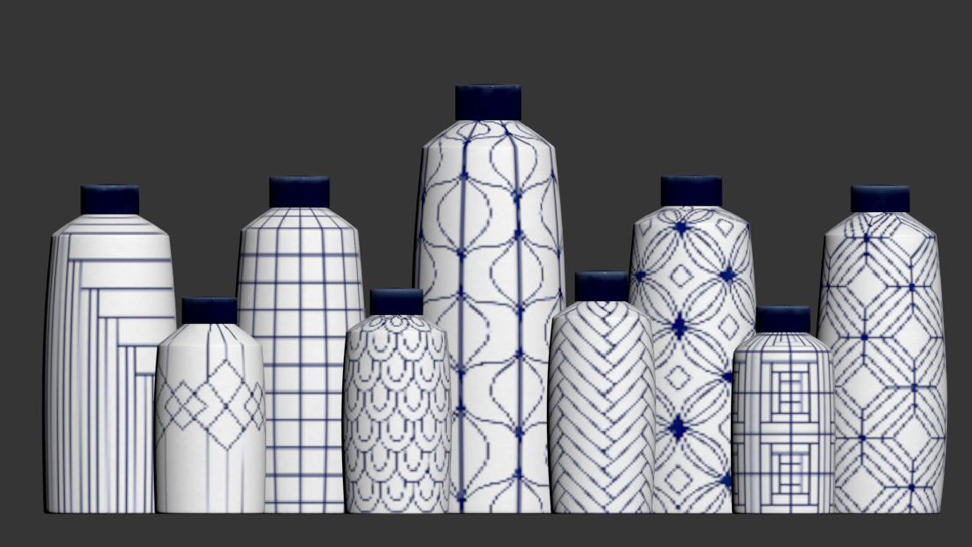 Straight Sided Ginger Jars by Rhian Malin Ceramics 3D model_3