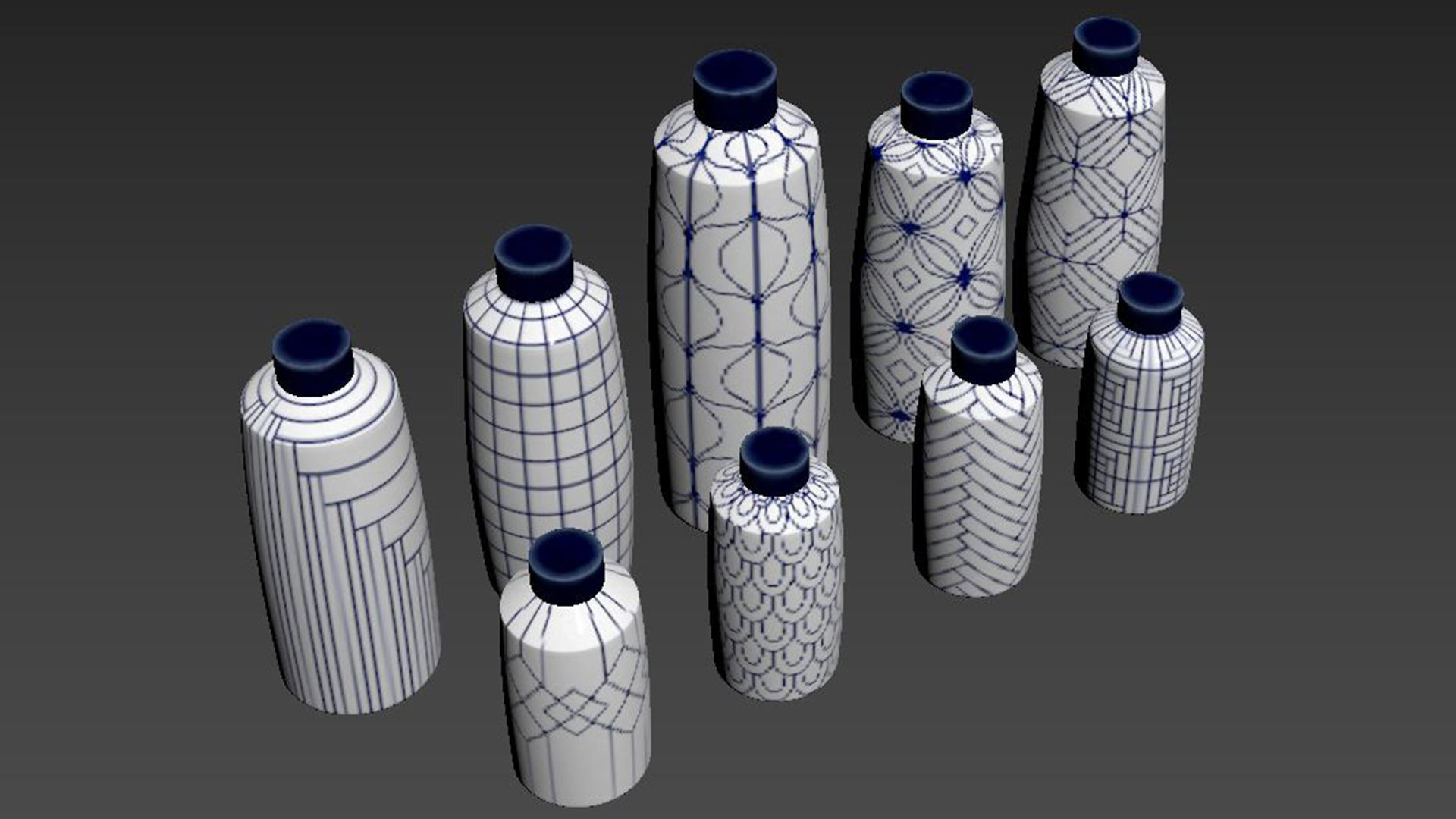Straight Sided Ginger Jars by Rhian Malin Ceramics 3D model_4