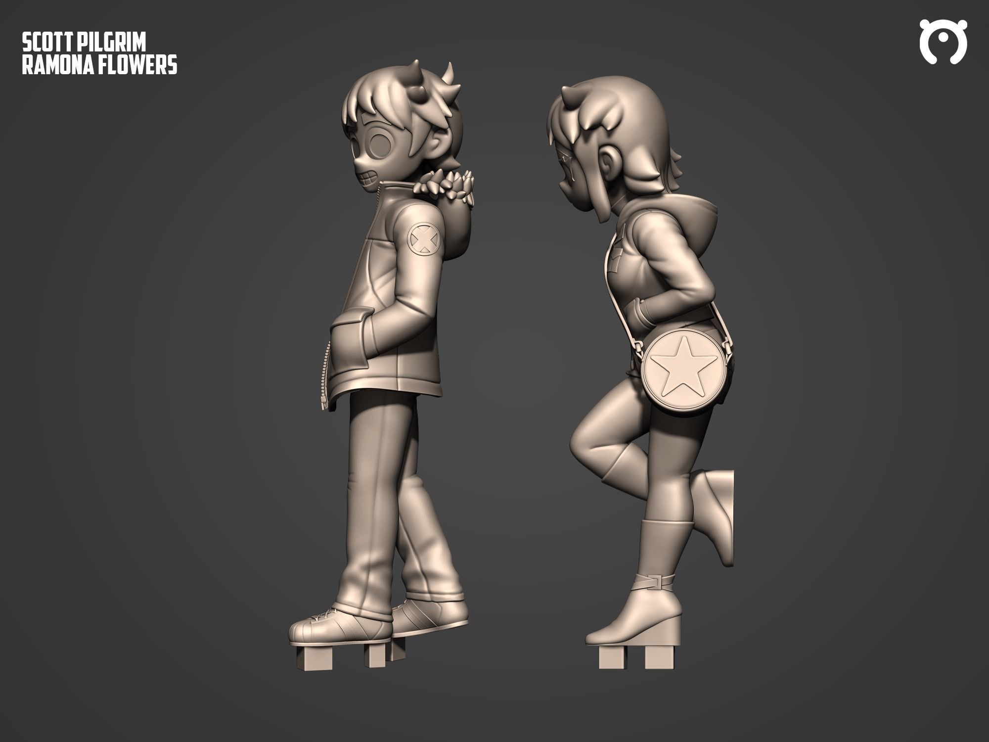 Scott Pilgrim 3D print model_3