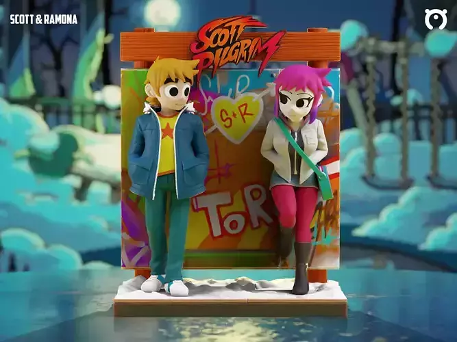 Scott Pilgrim 3D print model