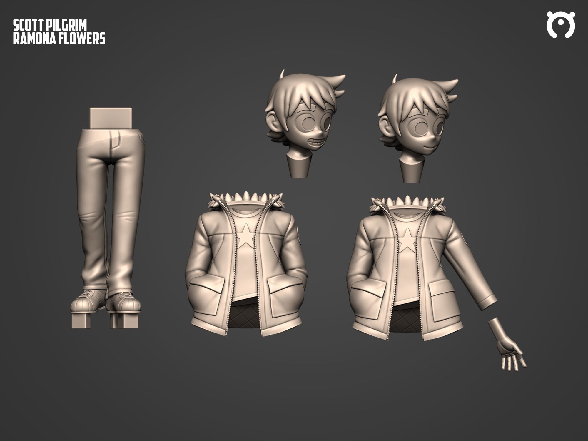 Scott Pilgrim 3D print model_6