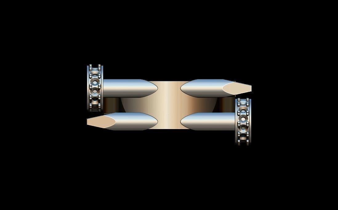 Nail ring 3D print model_4