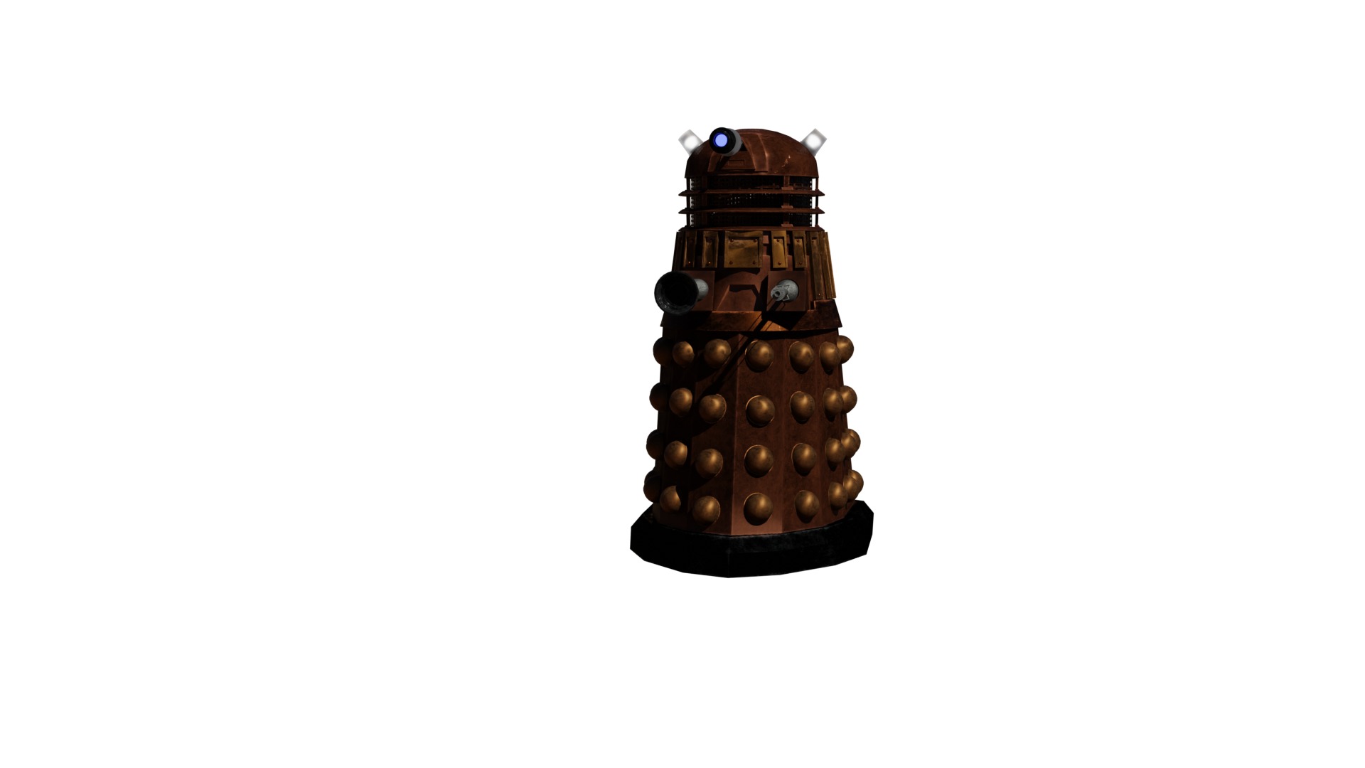 High Res Modern Dalek ready for Animation 3D model_16