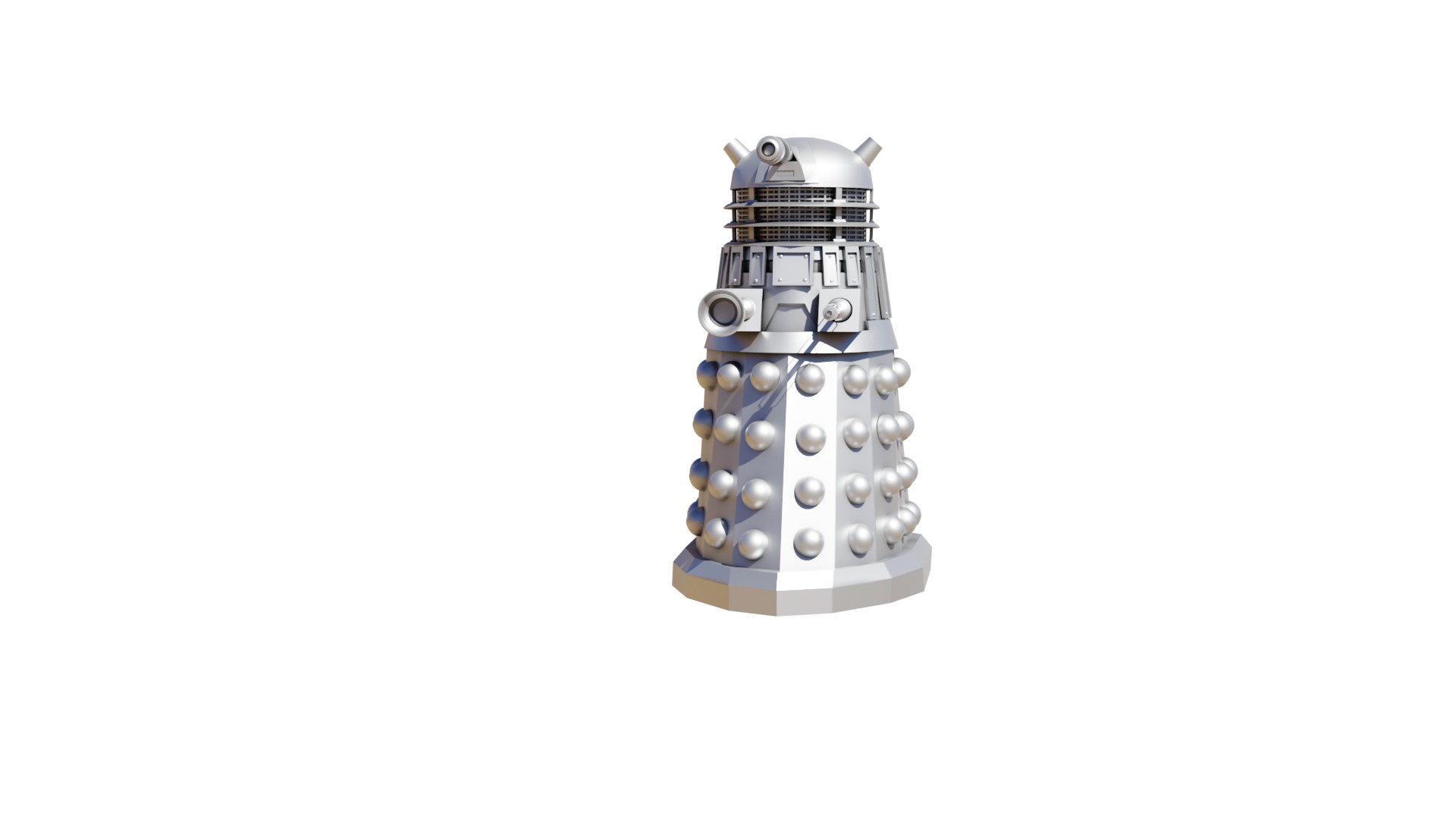 High Res Modern Dalek ready for Animation 3D model_18