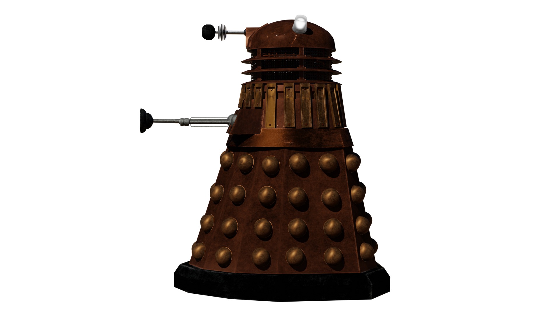 High Res Modern Dalek ready for Animation 3D model_23