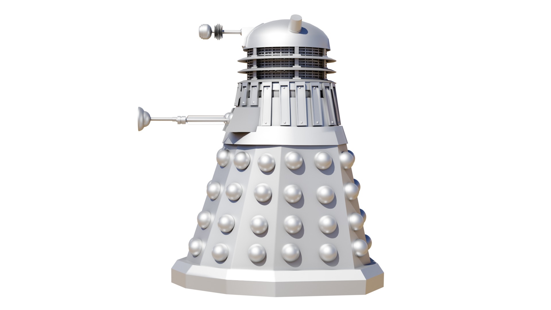 High Res Modern Dalek ready for Animation 3D model_25