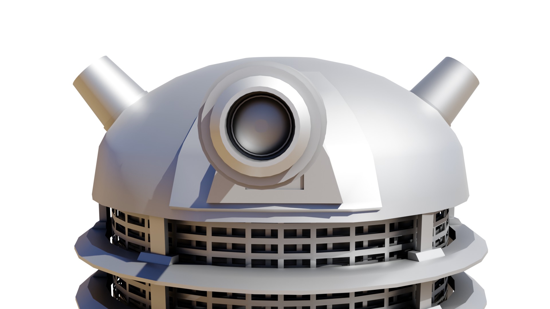 High Res Modern Dalek ready for Animation 3D model_10