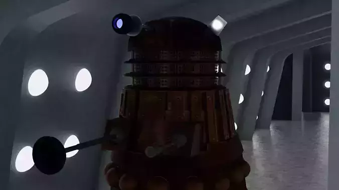 DALEK MODERN  - Doctor Who 60th Anniversary Celebration 3D model