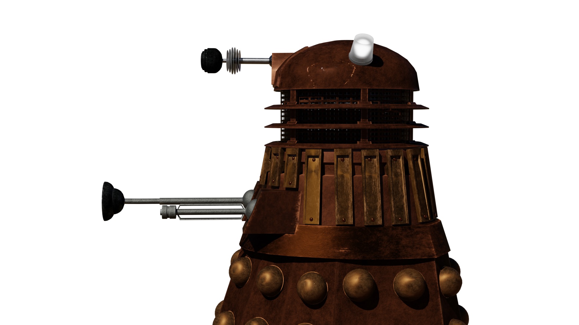 High Res Modern Dalek ready for Animation 3D model_20