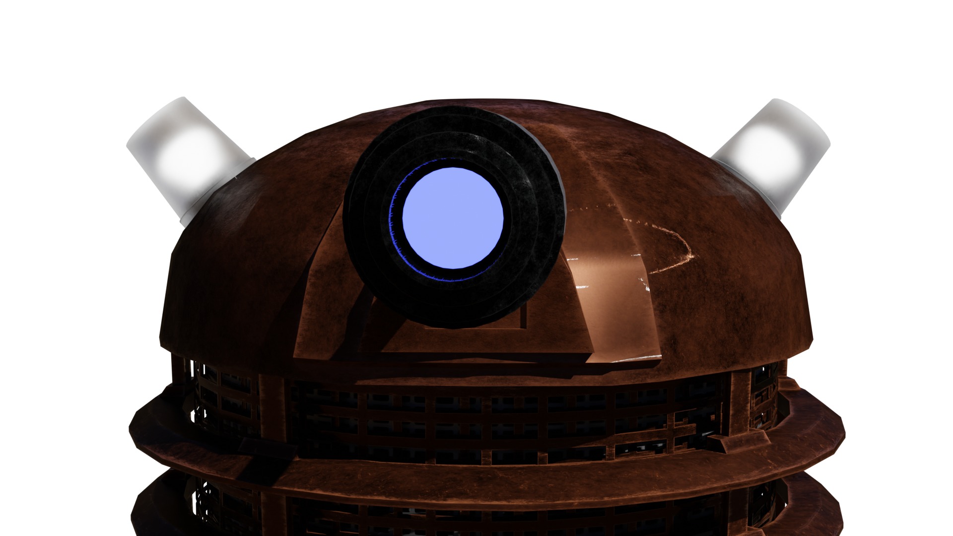 High Res Modern Dalek ready for Animation 3D model_8