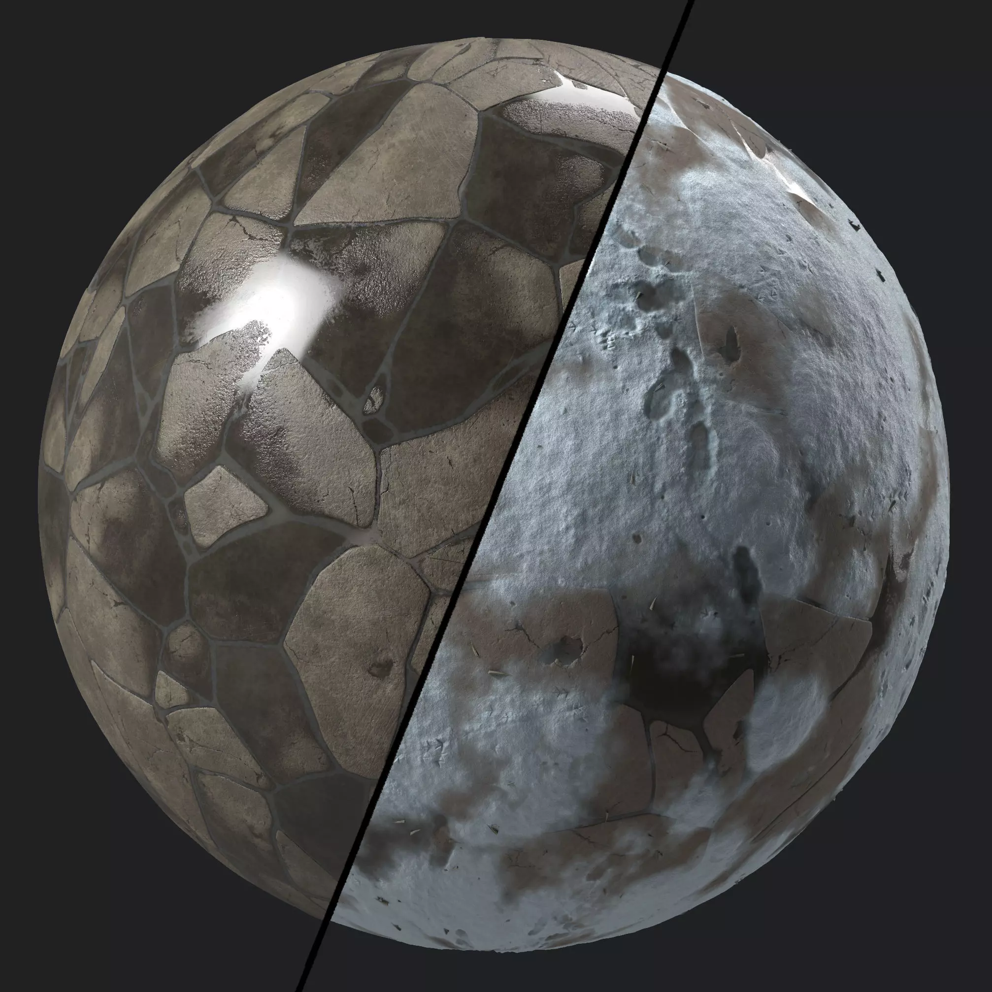 Pavement Materials 88- Sbsar Pbr 4k Seamless Texture