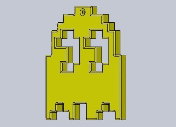 christmas ornaments pacman 3D print model_18