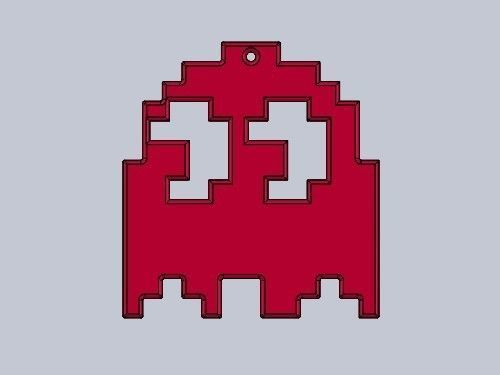 christmas ornaments pacman 3D print model_5