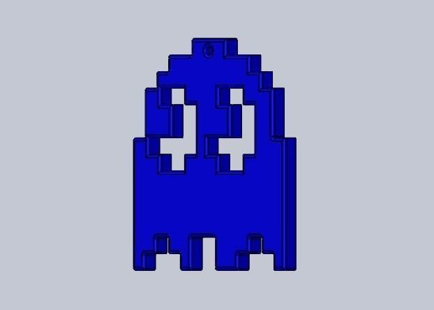 christmas ornaments pacman 3D print model_14