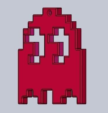 christmas ornaments pacman 3D print model_16