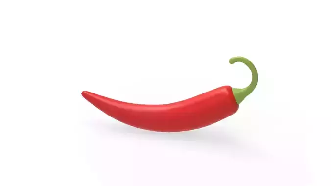 Chili Pepper v001 Low-poly 3D model