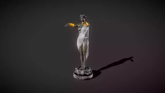 Circe statue or Kirke goddess statue 3D print model