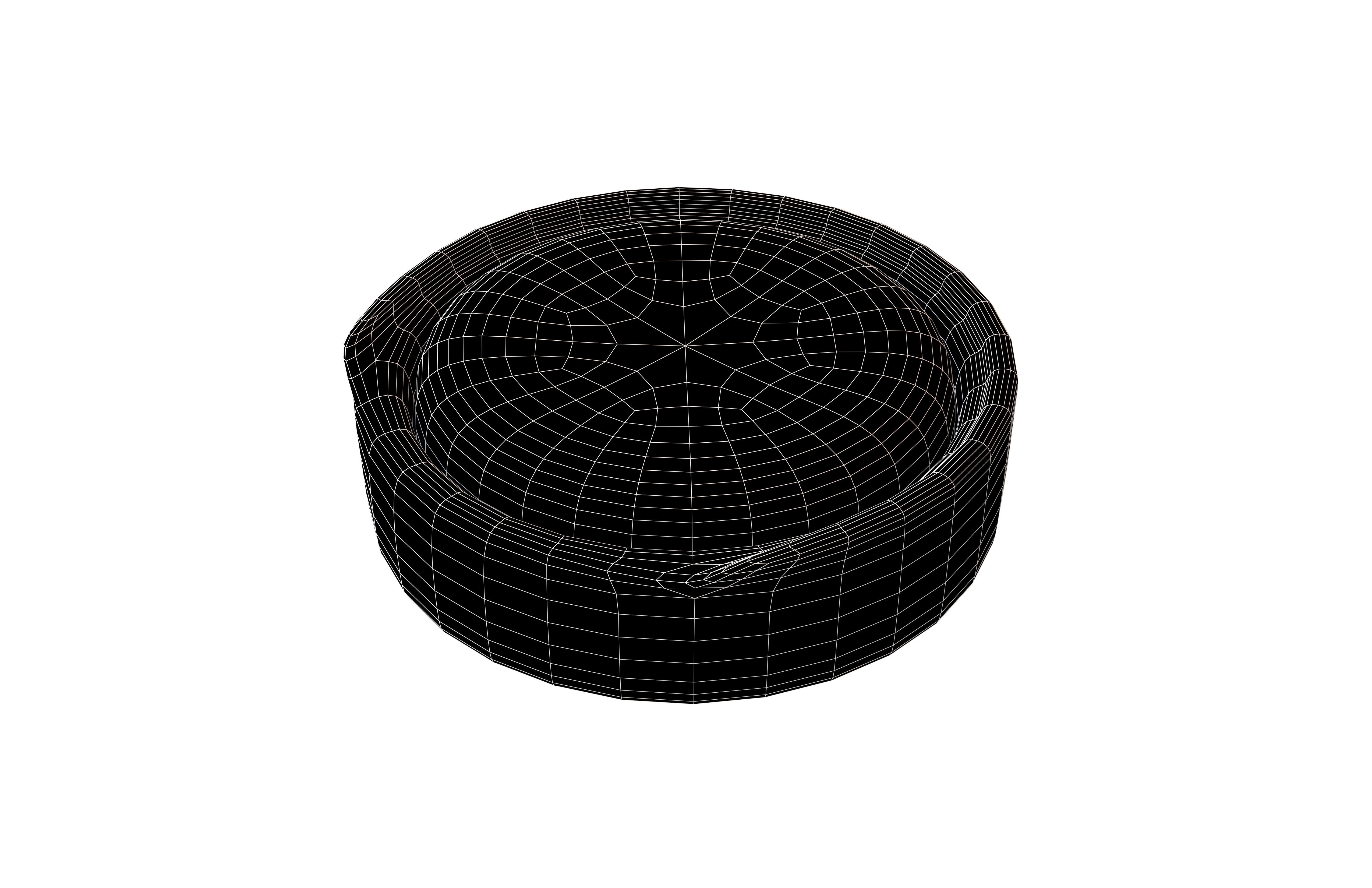 Pet Bed v1 002 Low-poly 3D model_7