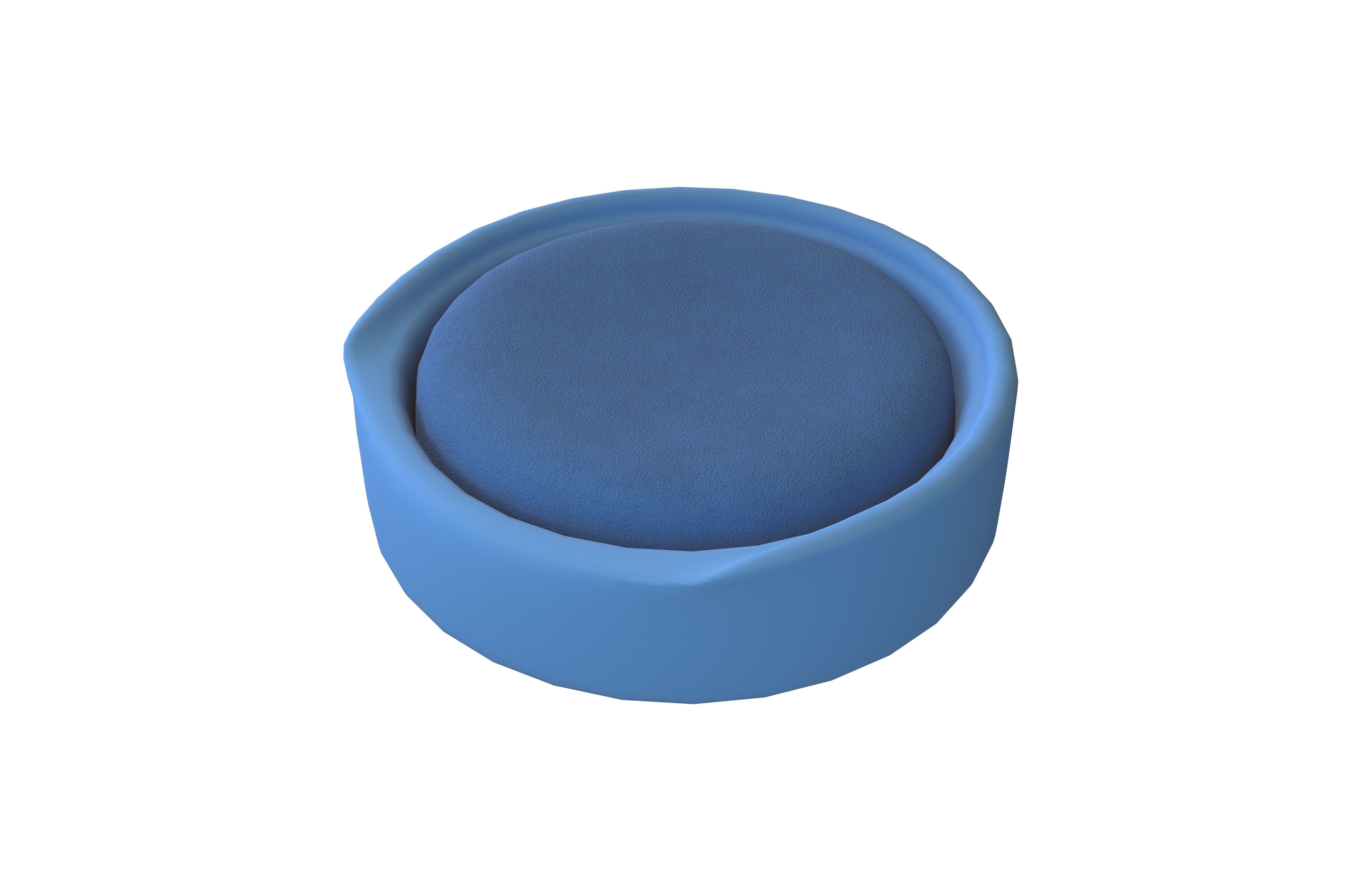 Pet Bed v1 002 Low-poly 3D model_2