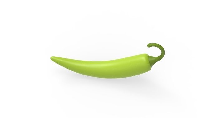 Chili Pepper v002 Low-poly 3D model 2