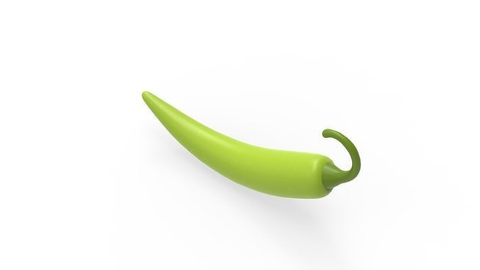 Chili Pepper v002 Low-poly 3D model 4