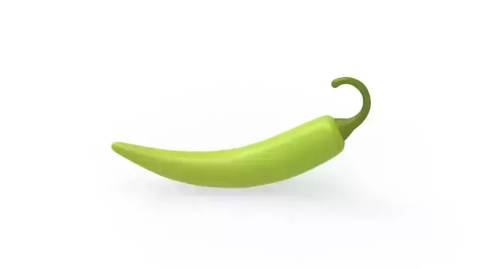 Chili Pepper v002 Low-poly 3D model