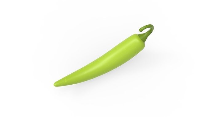 Chili Pepper v002 Low-poly 3D model 3
