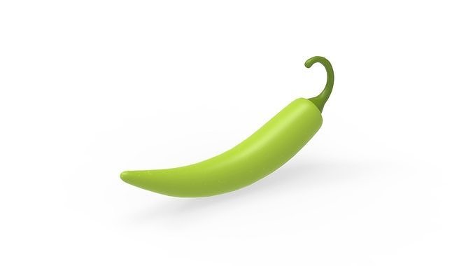 Chili Pepper v002 Low-poly 3D model 5