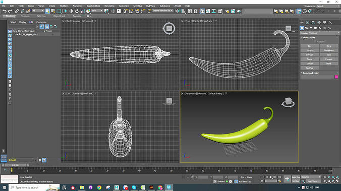 Chili Pepper v002 Low-poly 3D model 6