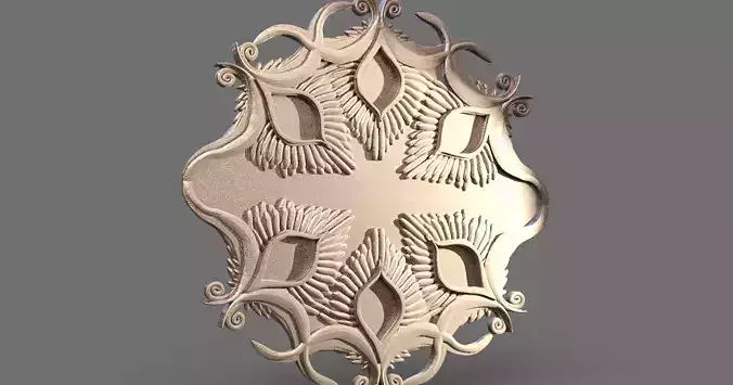 Gold Celtic sea mirror