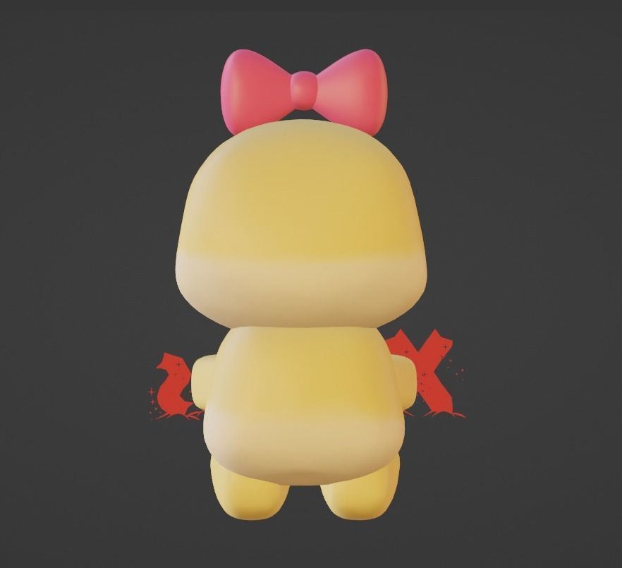 DUCK X-mas 3D model_3