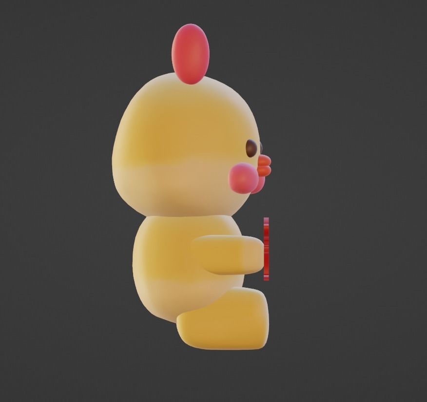 DUCK X-mas 3D model_4
