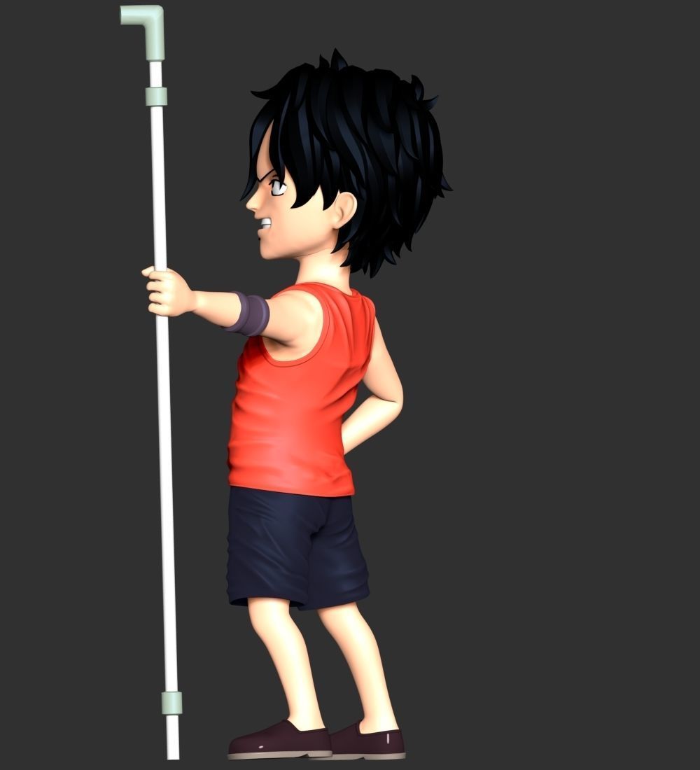 One Piece - Kid Ace 3D print model_8