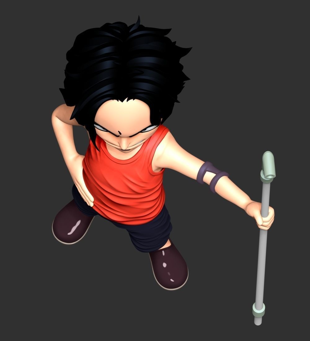 One Piece - Kid Ace 3D print model_7