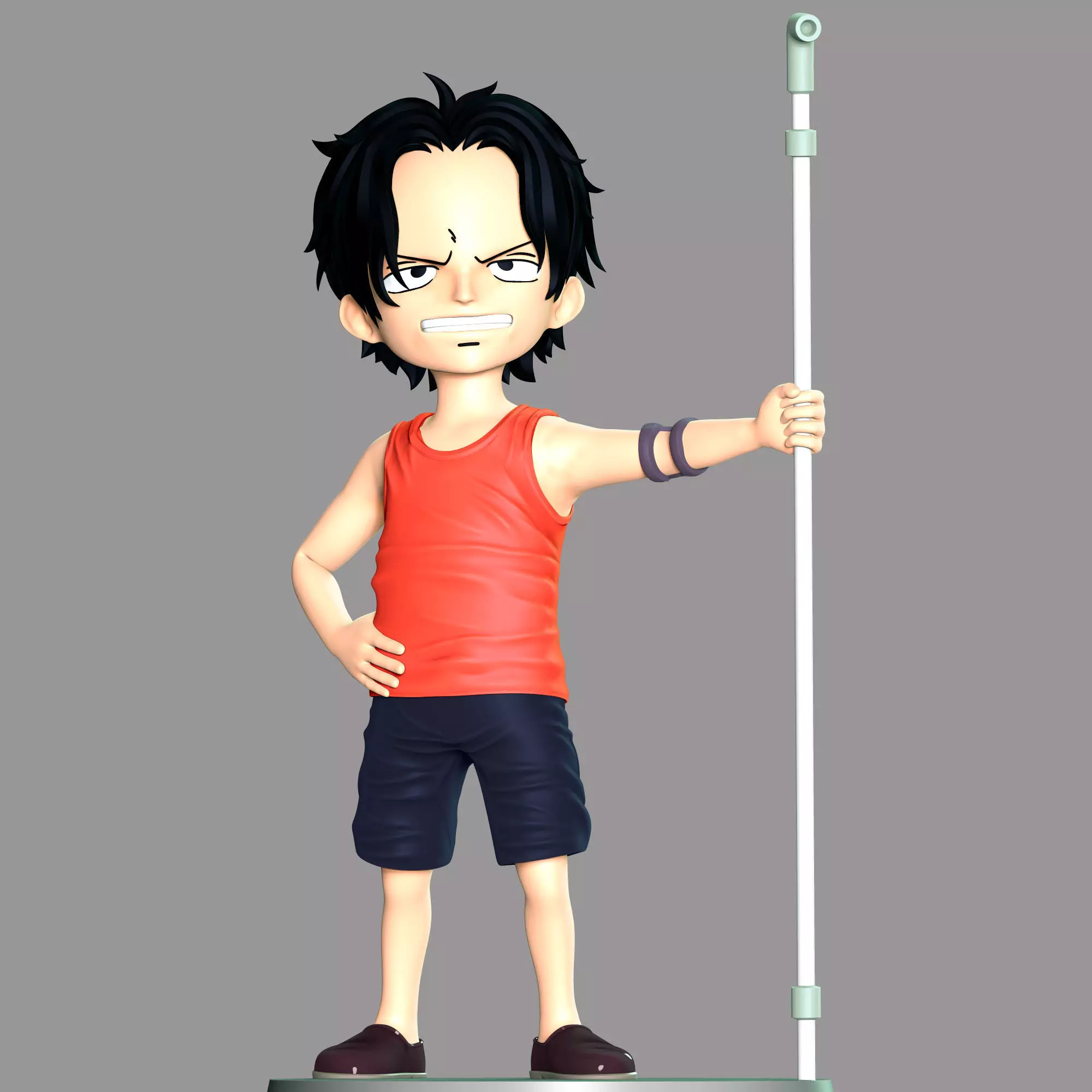 One Piece - Kid Ace 3D print model_0