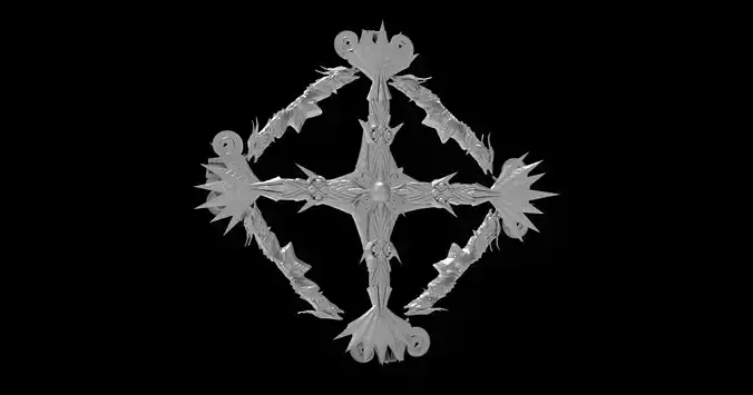 White witch serpent design 